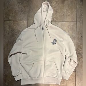 Original Deluxe Cream Zip-Up Hoodie